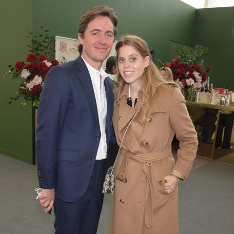 Edoardo Mapelli Mozzi und Prinzessin Beatrice am 13. Oktober 2021 beim Event "Frieze London Art Fair" in London