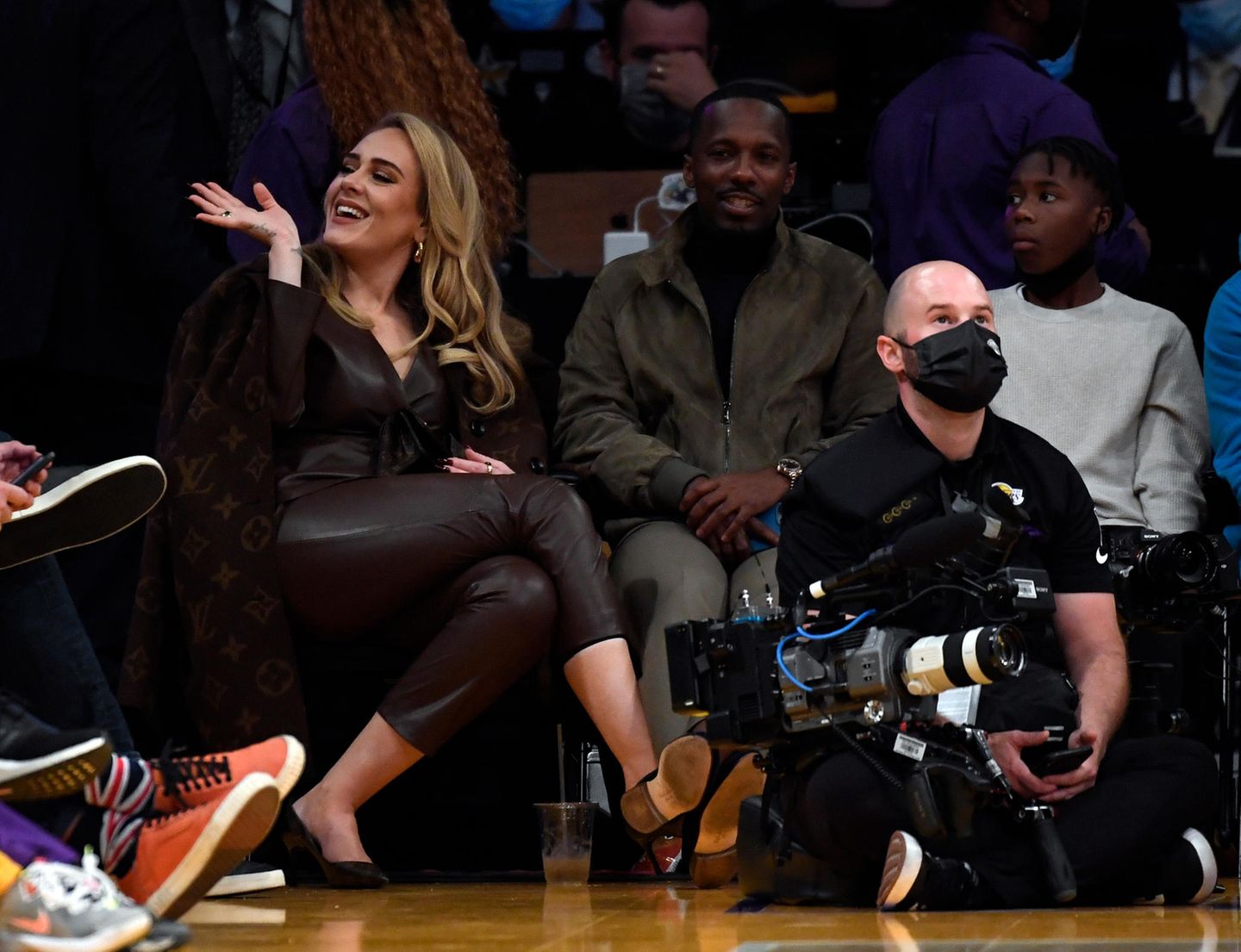Gesichtet: Adele und Rich Paul beim Lakers Game in Los Angeles