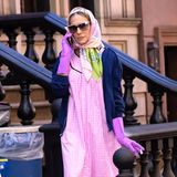 Sarah Jessica Parker am Filmset von ''And Just Like That''