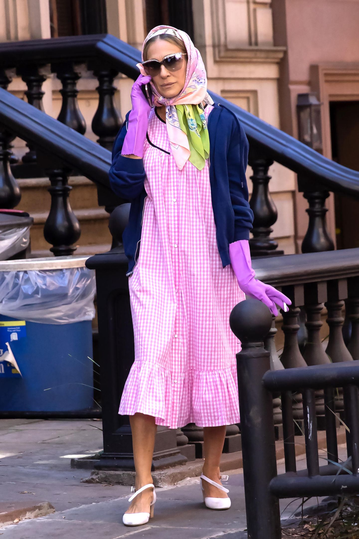 Sarah Jessica Parker am Filmset von ''And Just Like That''