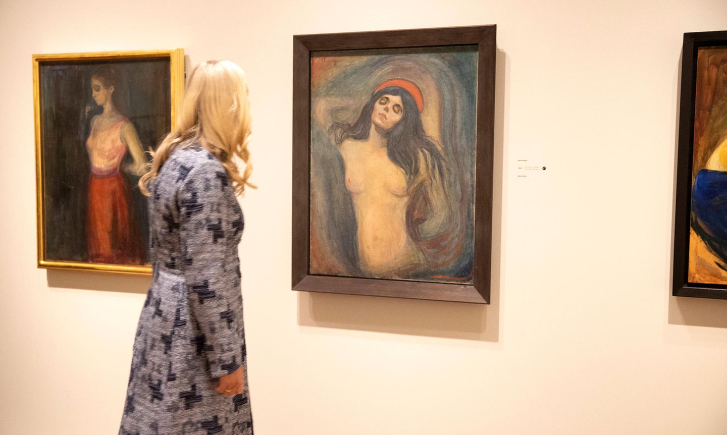 RTK: Prinzessin Mette-Marit im Munch-Museum