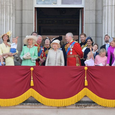 Die royale Familie feiert "Trooping the Colour".