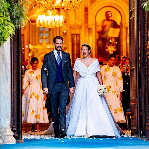 Prinz Philippos + Nina Flohr: Wie die royale Hochzeit des Jahres hinter den Kulissen ablief