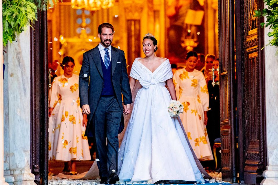 Prinz Philippos + Nina Flohr: Wie die royale Hochzeit des Jahres hinter den Kulissen ablief