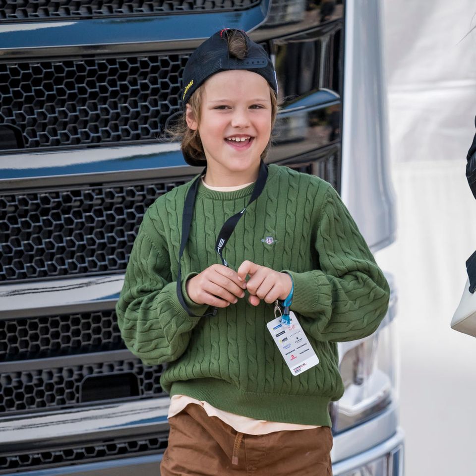 Prinz Alexander mit seiner Mutter Prinzessin Sofia