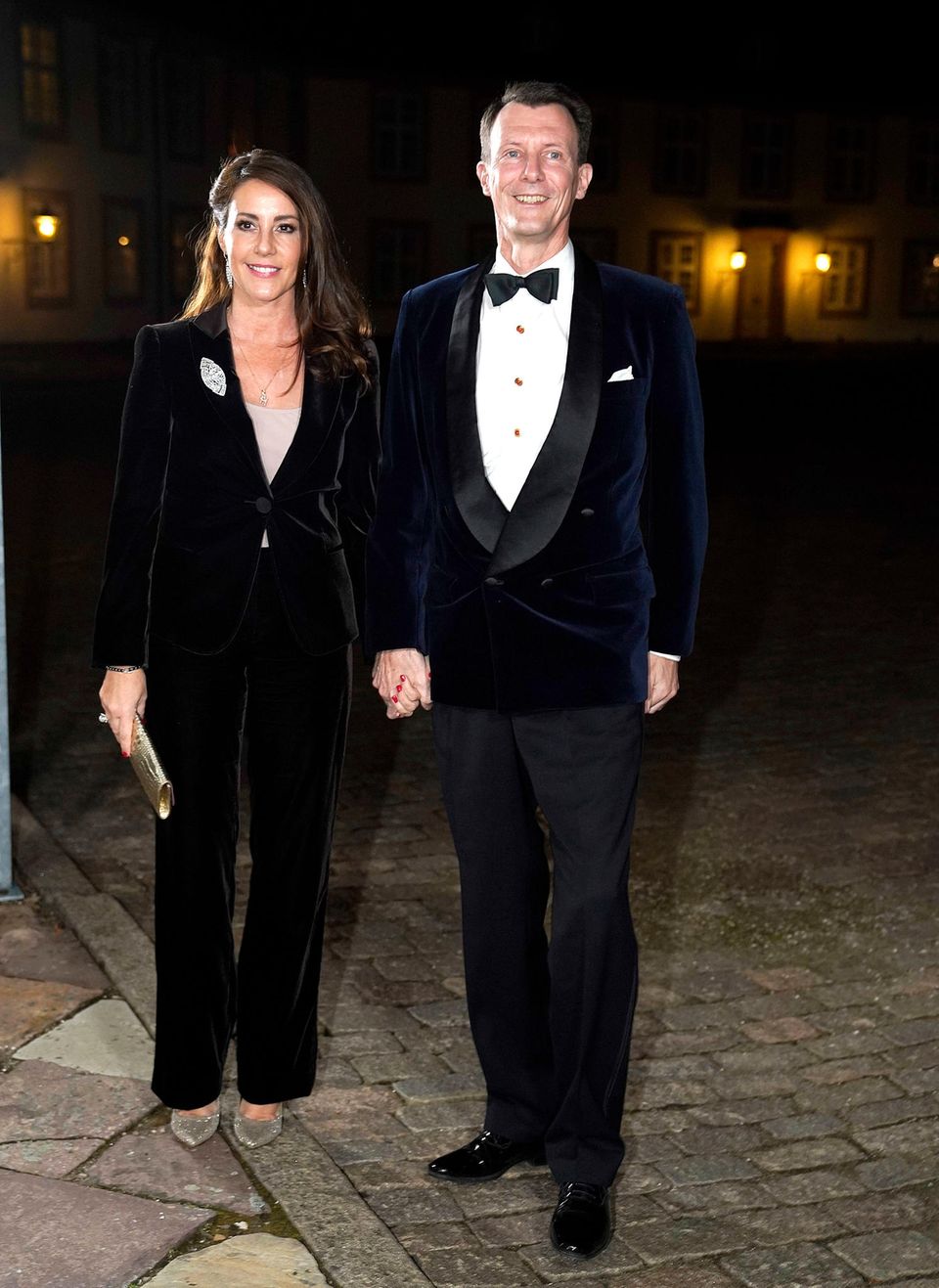 Prinzessin Marie und Prinz Joachim von Dänemark posieren für die Fotografen.