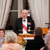 RTK: König Harald begrüßt seine Gäste zum Parlamentsdinner