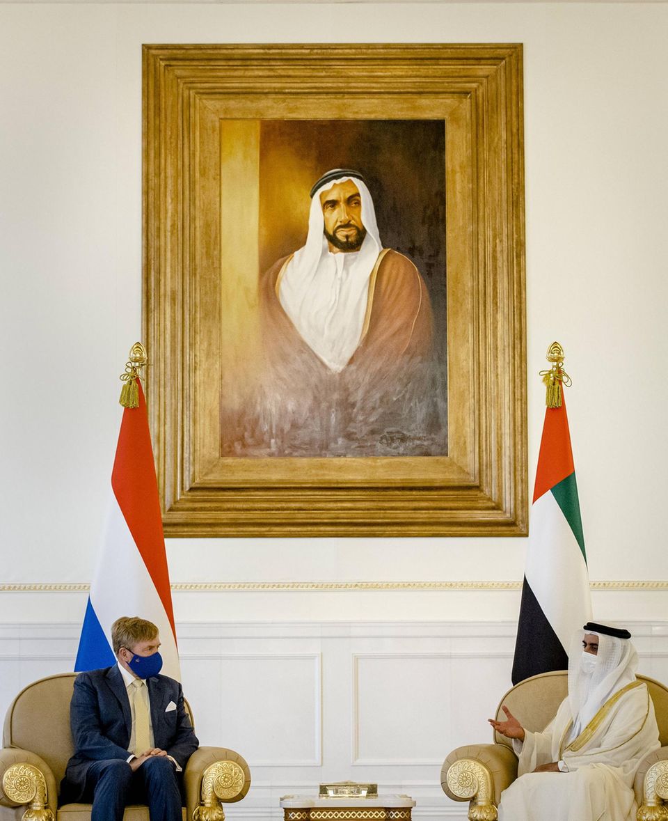 RTK: König Willem-Alexander trifft auf Premierminister Scheich Saif bin Zayed Al Nahyan