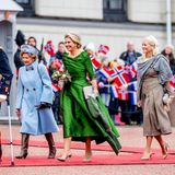 RTK: Die norwegischen Royals begrüßen das niederländische Königspaar in Oslo