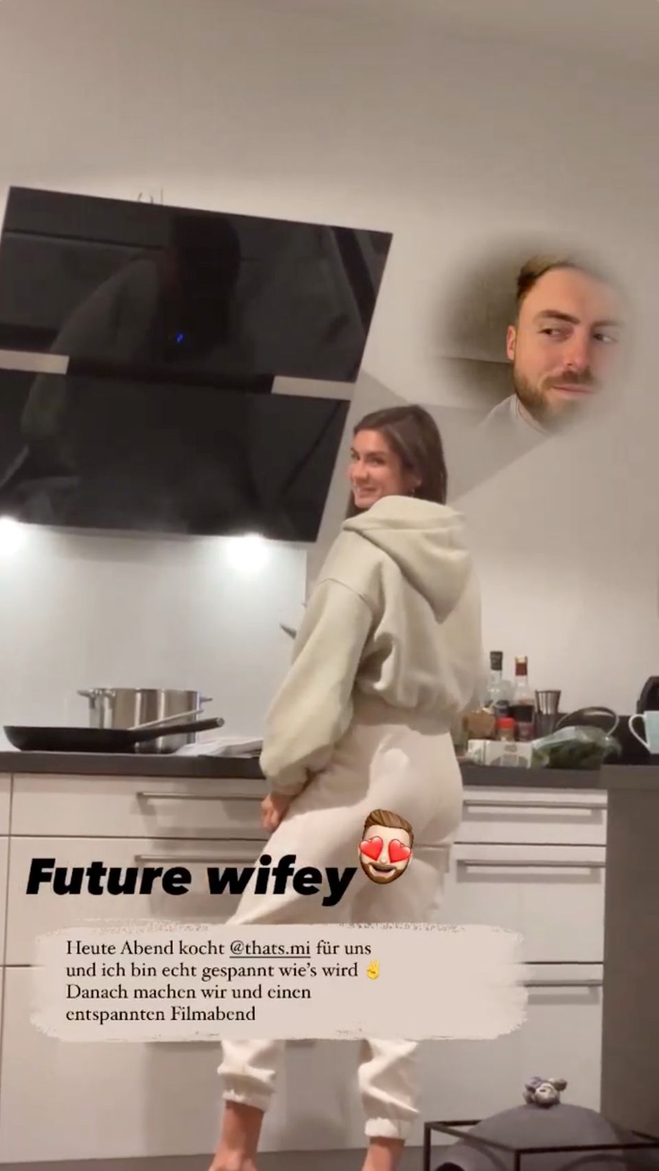 Niko Griesert bezeichnet seine Michele de Roos in seiner Instagram Story als "künftige Ehefrau".