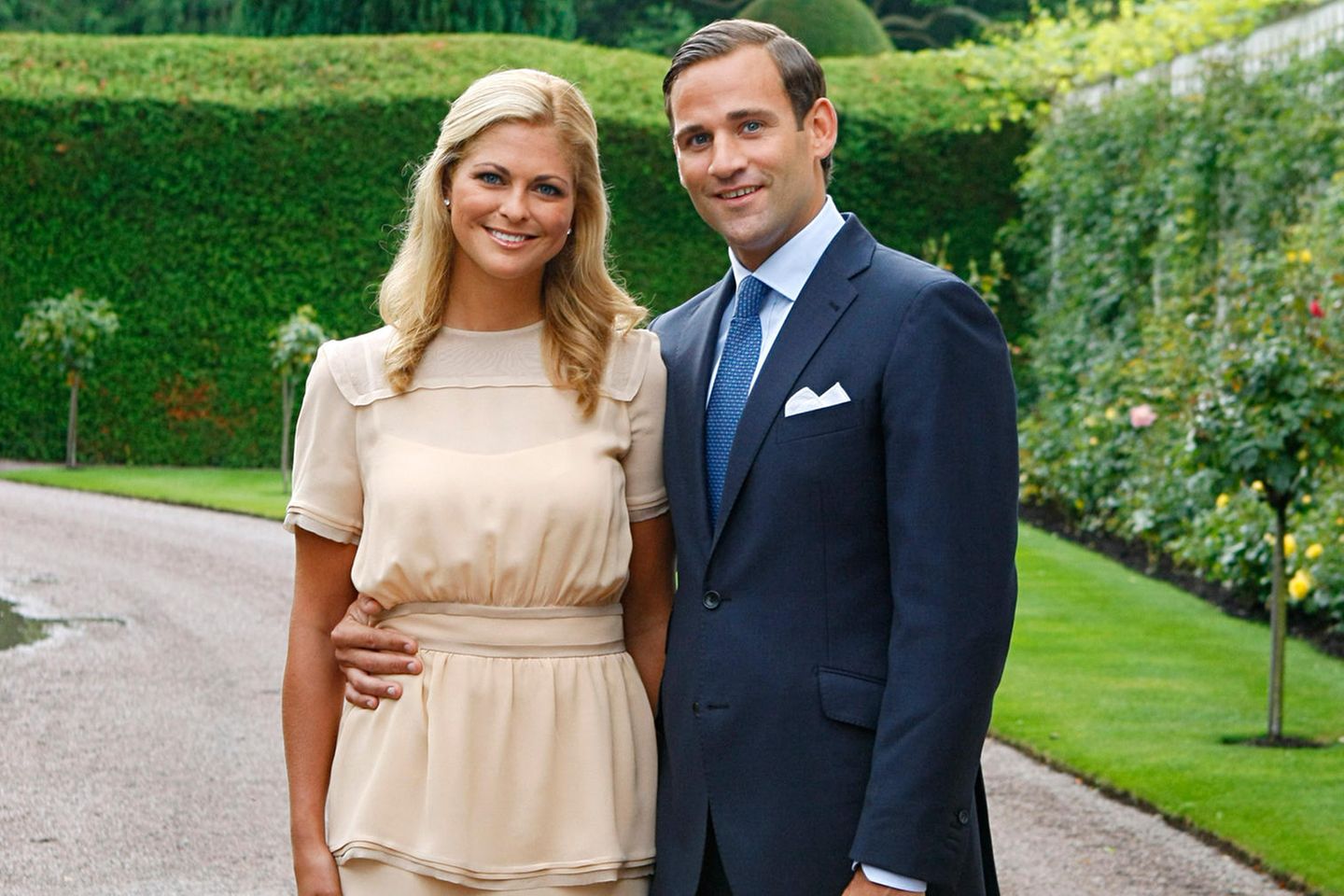 Prinzessin Madelein und Jonas Bergström verkündeten am 11. August 2009 ihre Verlobung auf der Insel Öland.