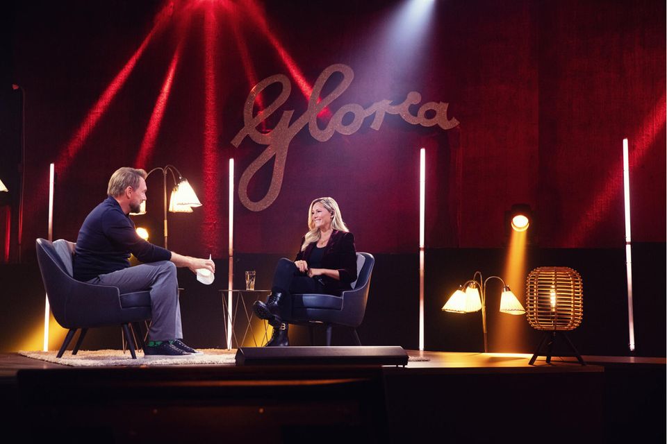 Steven Gätjen interviewt Helene Fischer für die Show "Ein Abend im Rausch".