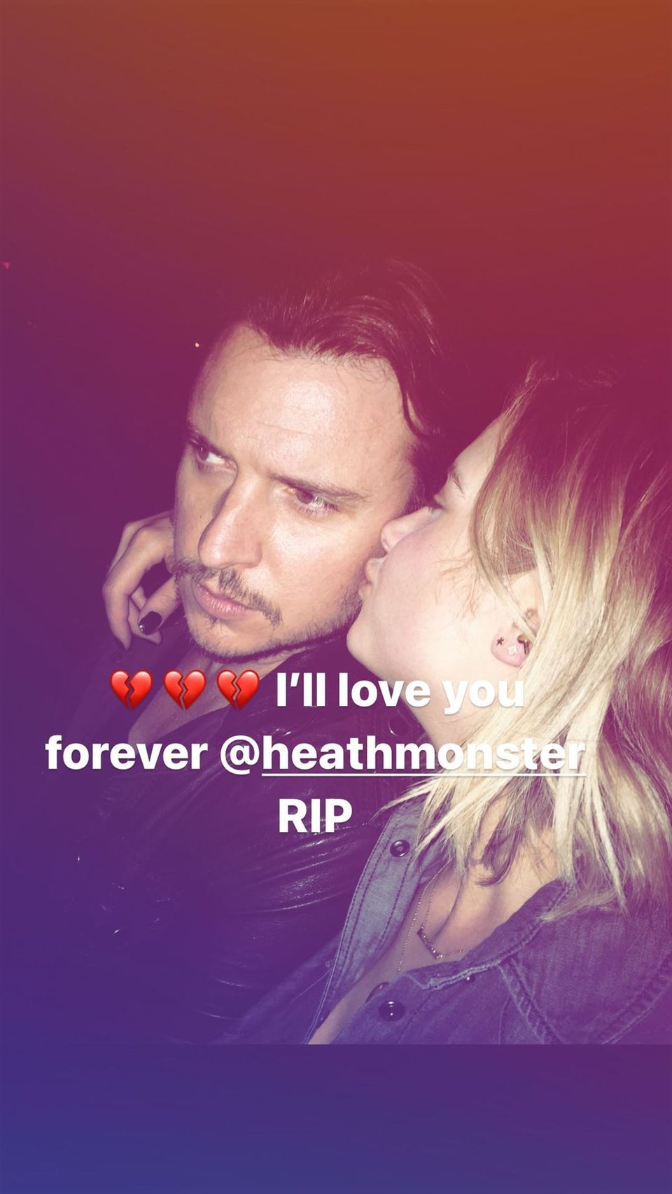 Ashley Benson nimmt in ihrer Instagram Story Abschied von Heath Freeman.