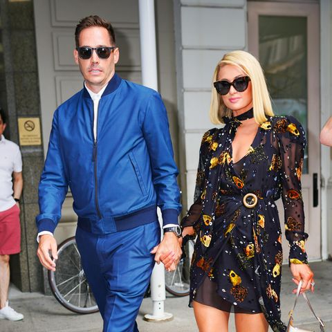 Carter Reum und Paris Hilton
