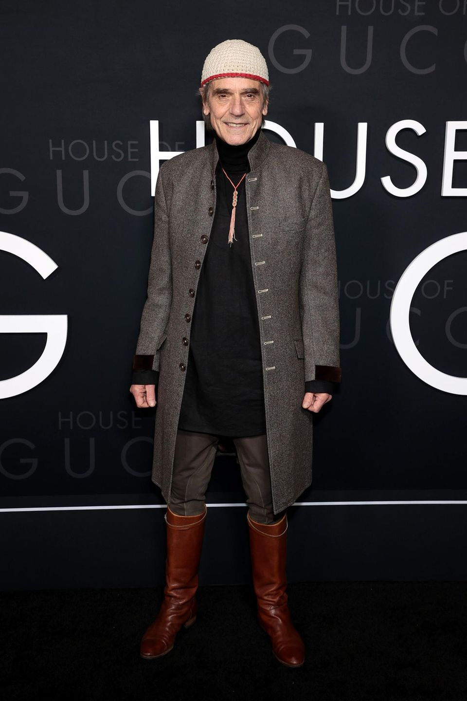 Die "House of Gucci" Premieren: Jeremy Irons in New York
