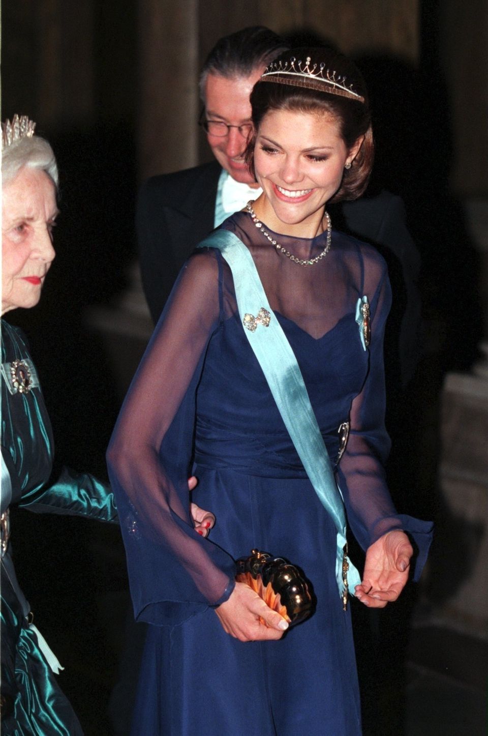 Prinzessin Victoria bei einer offiziellen Veranstaltung im Dezember 1997, kurz nach Bekanntgabe ihrer Essstörung.