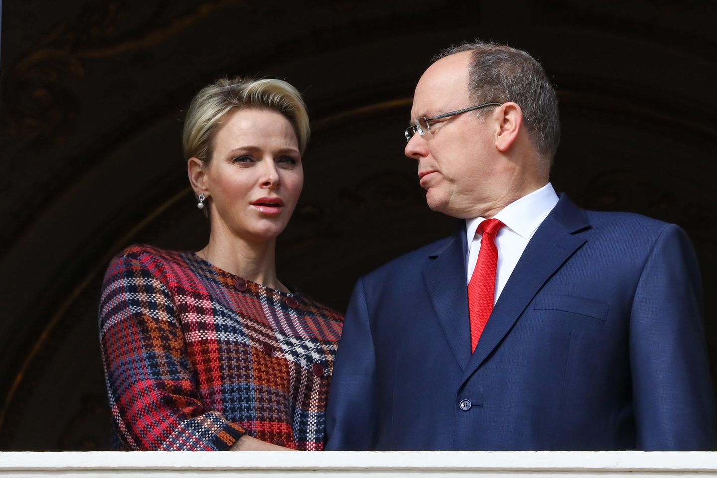 Fürstin Charlène und Fürst Albert von Monaco