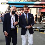 David Beckham beim Grand Prix von Katar