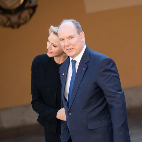 Fürst Albert und Fürstin Charlène von Monaco