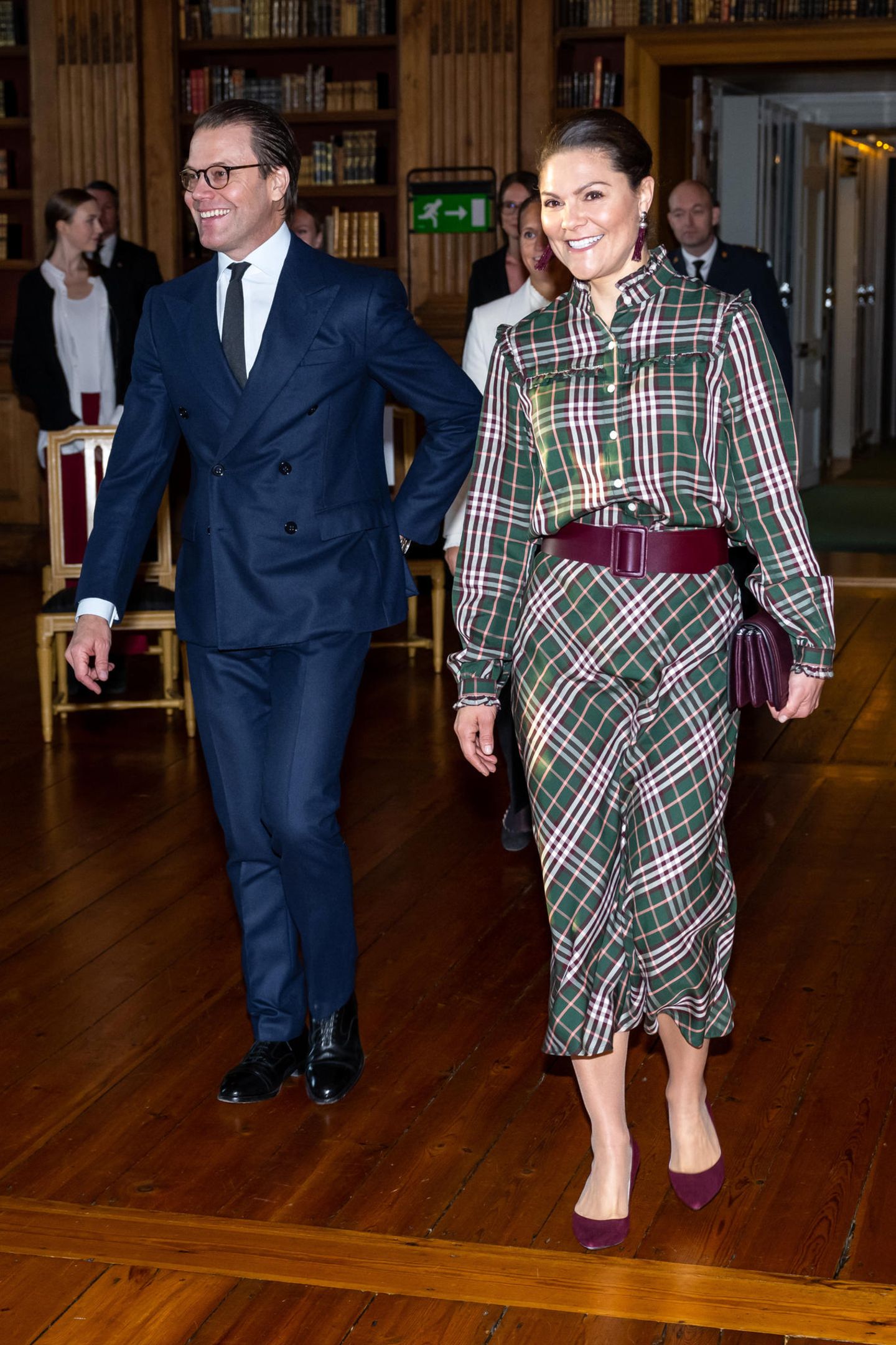 Prinz Daniel und Prinzessin Victoria bei einem Seminar in Stockholm