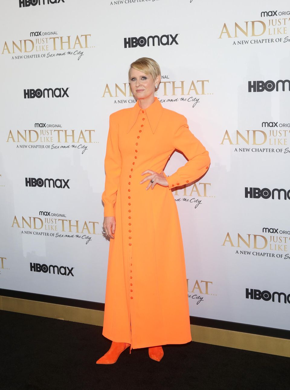 Cynthia Nixon auf dem Red Carpet bei der Premiere von "And Just Like That ..." Cynthia Nixon auf dem Red Carpet bei der Premiere von "And Just Like That ..."