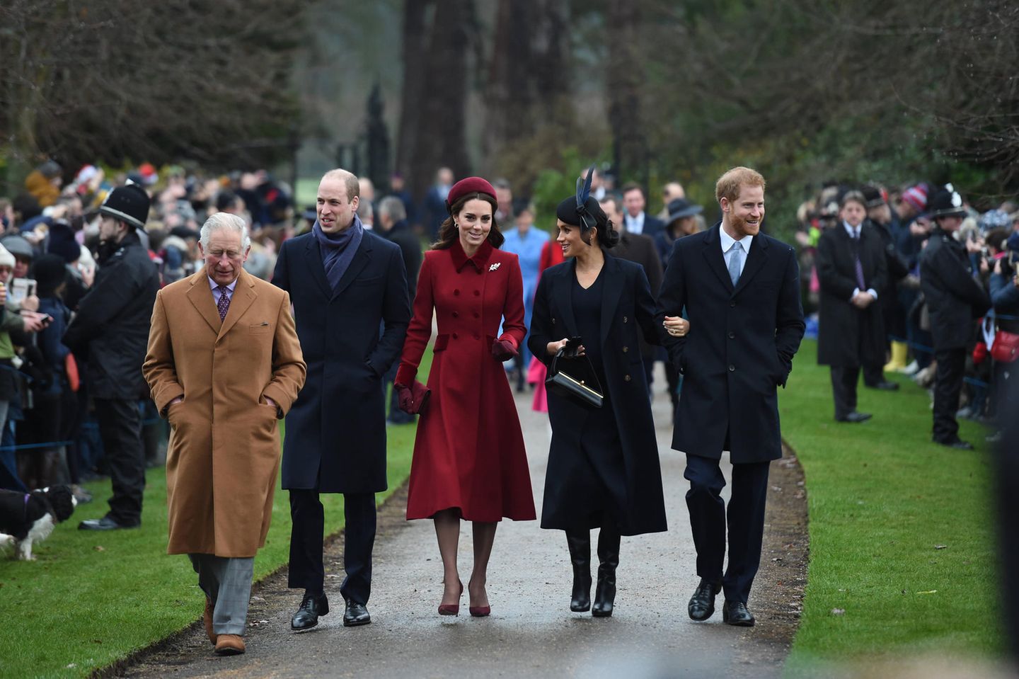 Royals: Prinz Charles, Prinz William, Herzogin Catherine, Herzogin Meghan und Prinz Harry
