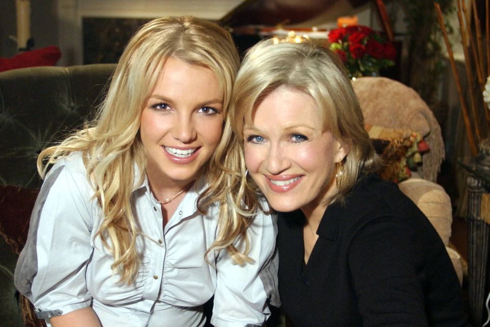 Britney Spears und Diane Sawyer beim ABC-Interview im Jahr 2003