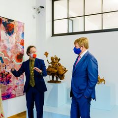RTK: König Willem-Alexander beim Besuch einer Ausstellung