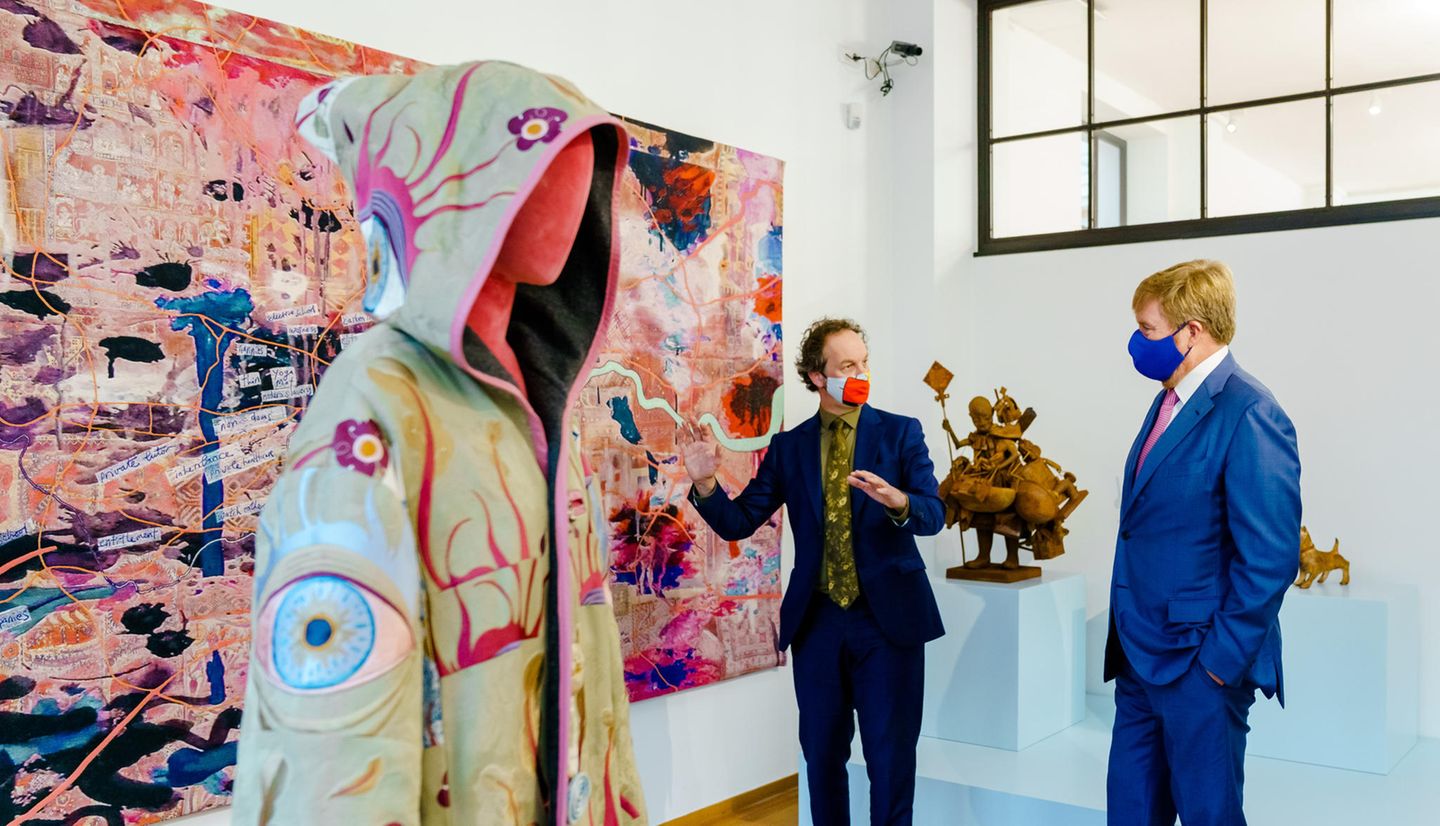 RTK: König Willem-Alexander beim Besuch einer Ausstellung