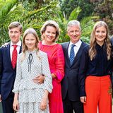 Belgische Königsfamilie: Weihnachtskarte 2021