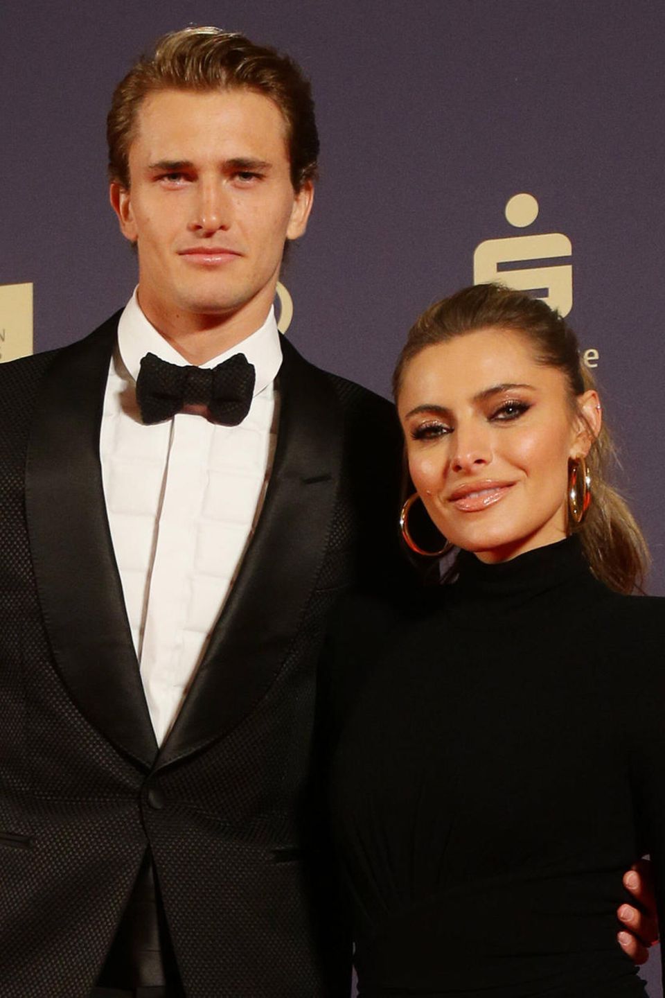 Sophia Thomalla und Alexander Zverev auf dem Roten Teppich bei der Gala zum "Sportler des Jahres"