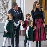 Mit dabei hat sie ihre Familie rund um Ehemann Chris O'Neill und den drei gemeinsamen Kindern Prinzessin Leonore, Prinz Nicolas und Prinzessin Adrienne.