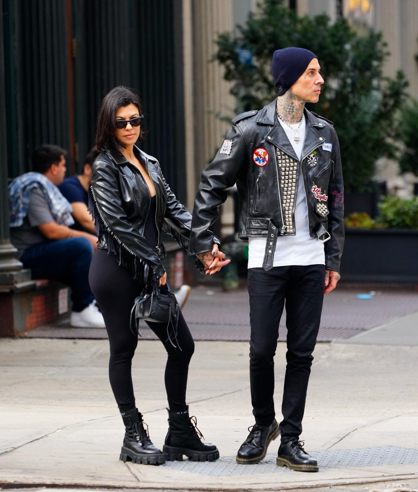 Kourtney Kardashian und Travis Barker beim Spaziergang in New York