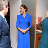 Zur diesjährigen Klimakonferenz der Vereinten Staaten in Glasgow kleidet sich die Herzogin von Cambridge in der Farbe unseres Planeten: Blau. 
