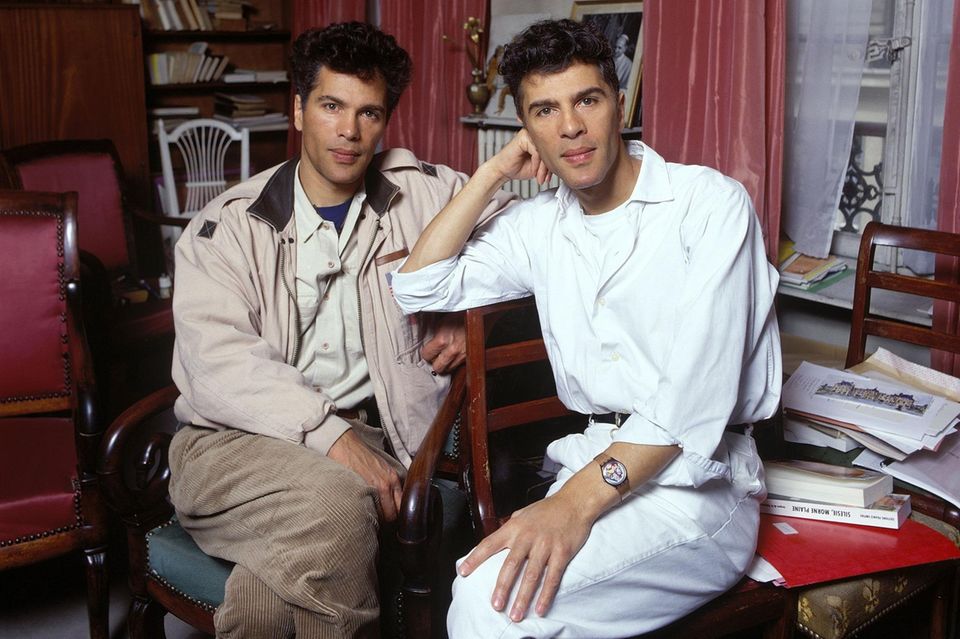 Grichka und Igor Bogdanoff in Frankreich, Juni 1991.