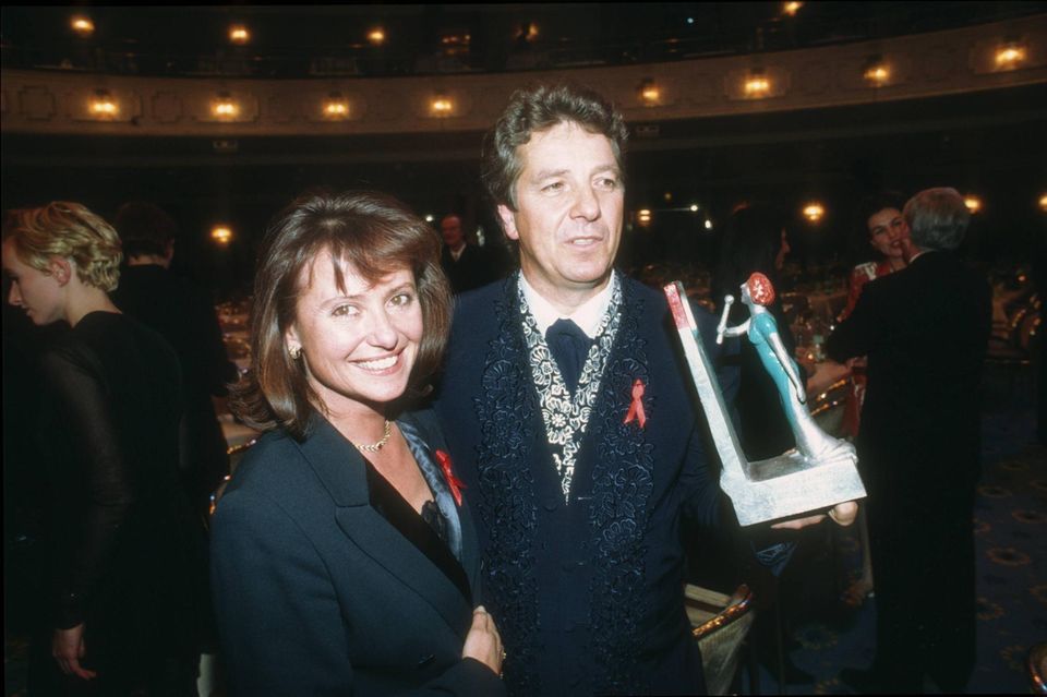 Michael Schanze mit Ehefrau Monika 1995 bei einer Veranstaltung.