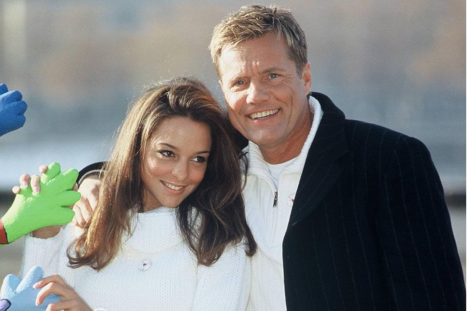 Dieter Bohlen: Estefania Heidemanns und Dieter Bohlen im Jahr 2003 Estefania Heidemanns und Dieter Bohlen im Jahr 2003