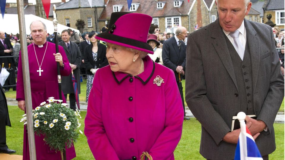 Queen Elizabeth Sie ist zu Besuch in South West England