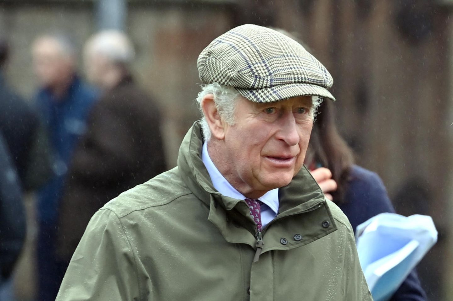 Prinz Charles beim Besuch im Haddo Country Park in Ellon, Schottland, am 14. Januar 2022.
