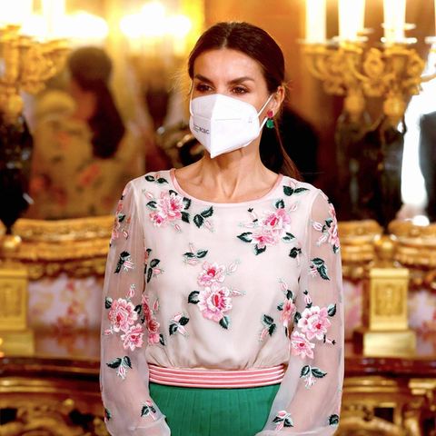 Fashion-Recycling royal: Königin Letizias Traumlook trug schon ihre Schwiegermutter