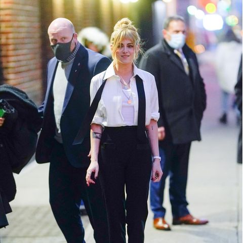 Kristen Stewart läuft durch New York City