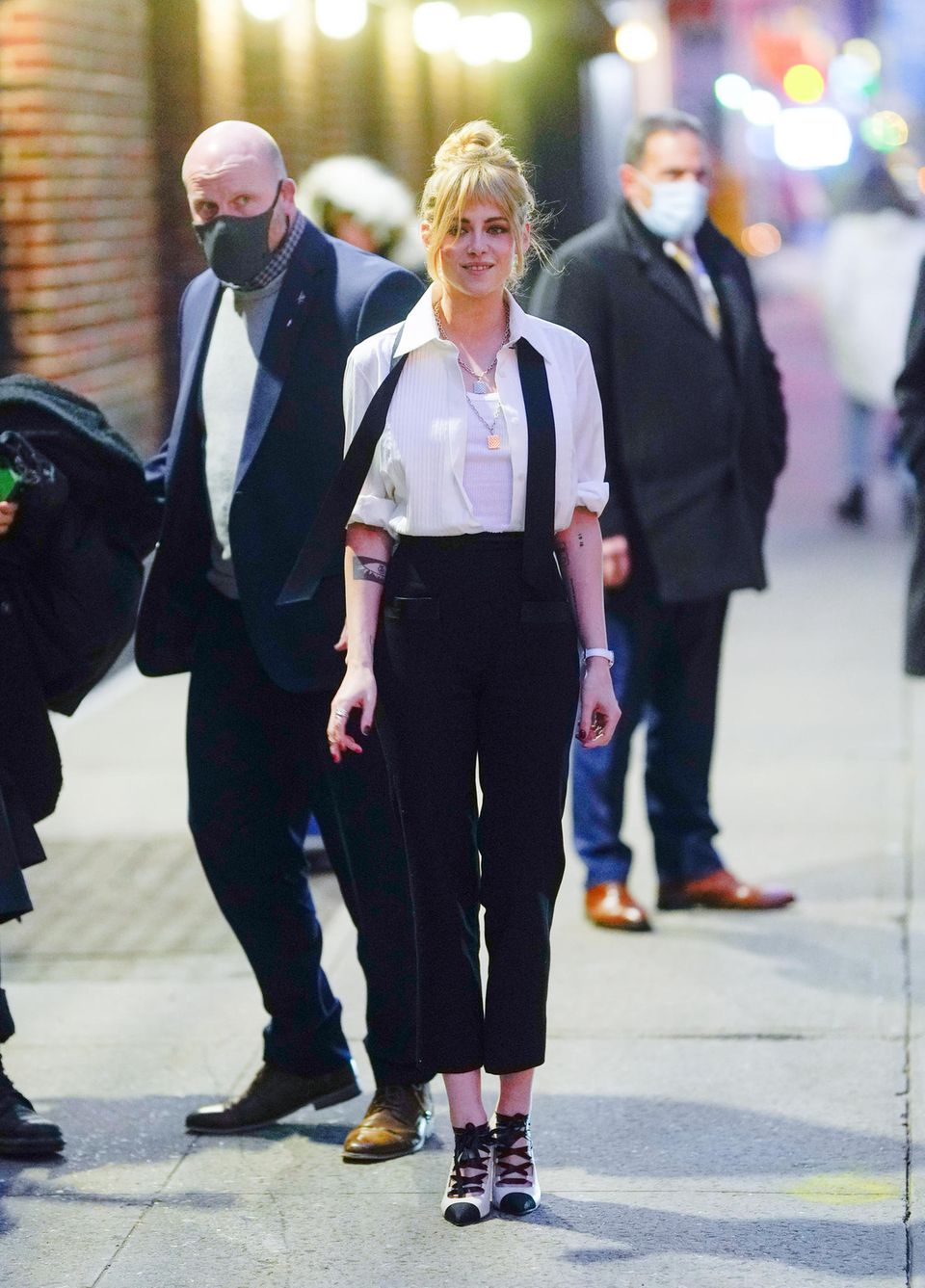 Kristen Stewart läuft durch New York City
