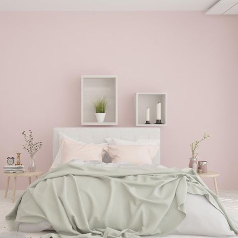Rosafarbenes Schlafzimmer: Diese Wandfarben sorgen für besseren Schlaf und gute Stimmung