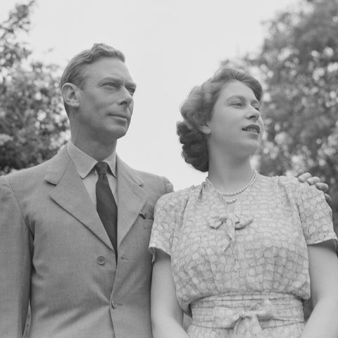 König George und Prinzessin Elizabeth