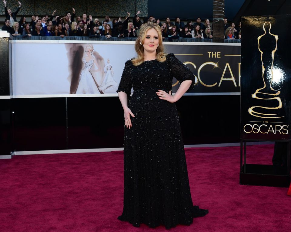 Adele bei den Oscars im Jahr 2013