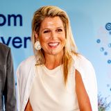 Königin Máxima lacht bei der Eröffnung des MBO-Jahres 2021-2022 in die Kameras