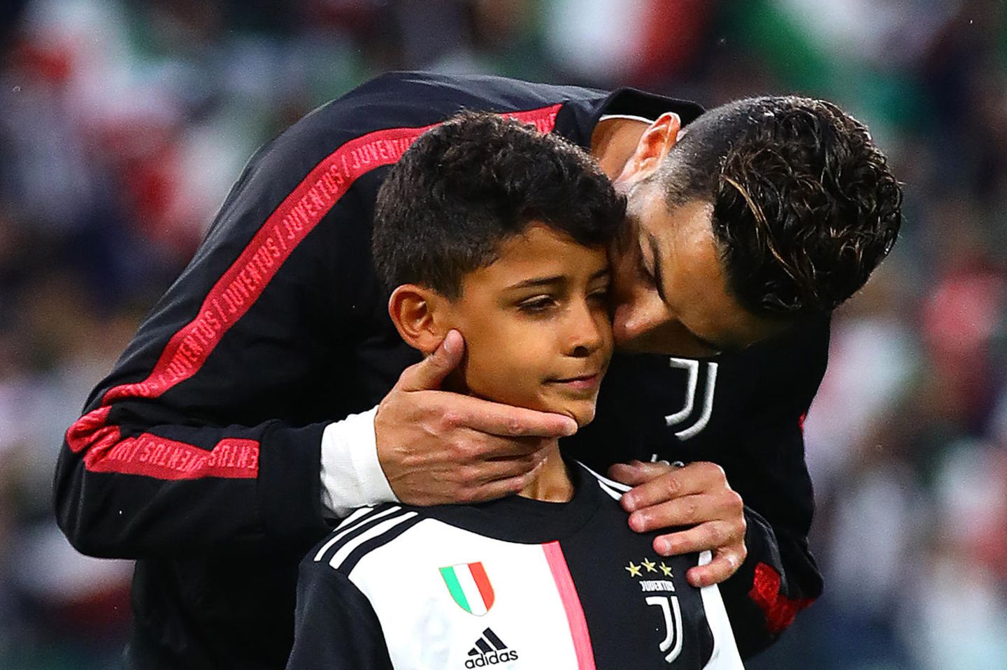 Cristiano Ronaldo und sein Sohn Cristiano Ronaldo Jr.