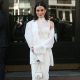 Glee-Star Lea Michele setzt bei Proenza Schouler ganz auf die Farbe Weiß.