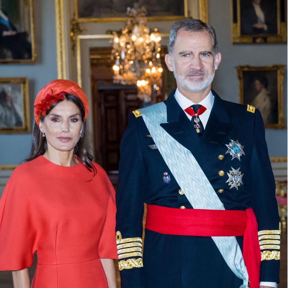 Königin Letizia und König Felipe