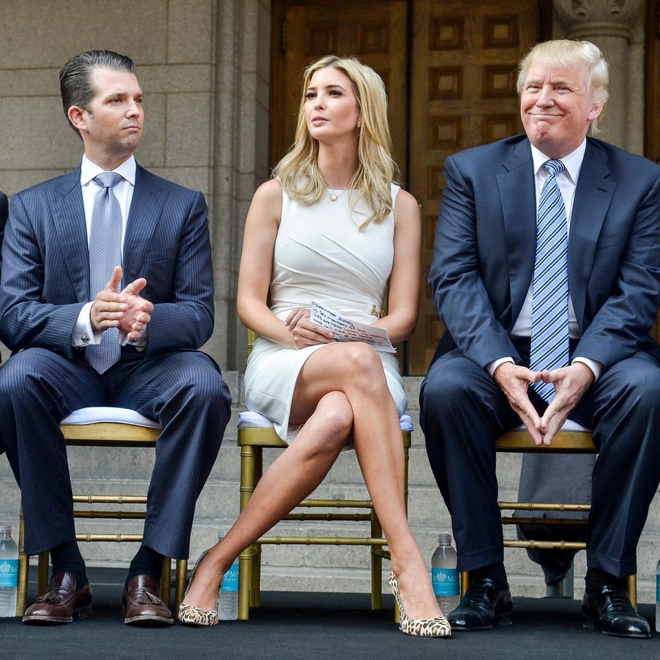 Donald Trump Jr., Ivanka Trump und Donald Trump
